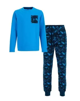 Пижама WE Fashion Pajamas, цвет Blue/Navy