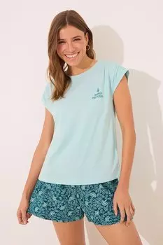 Пижама Women'Secret, бирюзовый