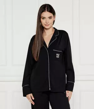 Пижама женская Hugo Bodywear длинная, черный