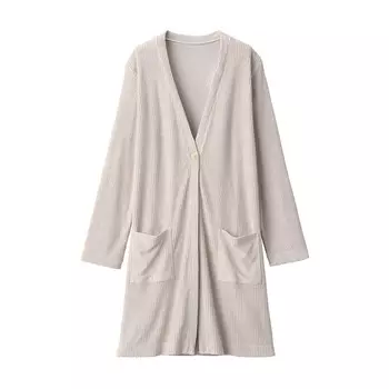 Пижама женская Muji с кардиганом, светло-голубой