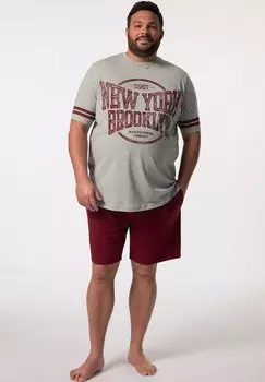 Пижама ZWEITEILER BRUSTPRINT SET Men Plus, красный