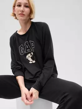 Пижамная блузка Gap, черный