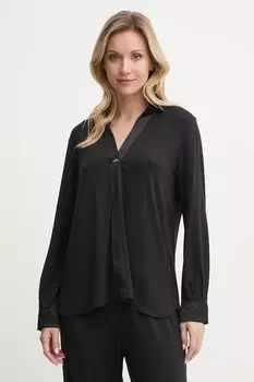 Пижамная блузка United Colors Of Benetton, черный