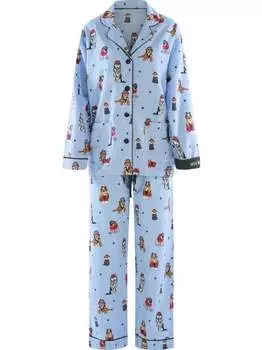 Пижамная фланель Pj Salvage, синий