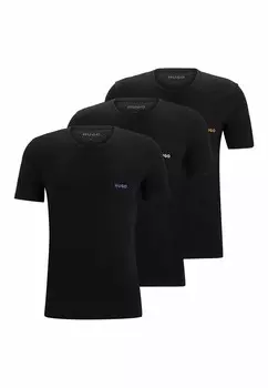 Пижамная футболка 3 PACK HUGO, разноцветный