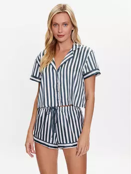 Пижамная футболка базового кроя Hunkemller, зеленый