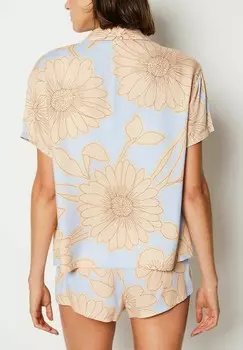 Пижамная футболка Etam, бежевый