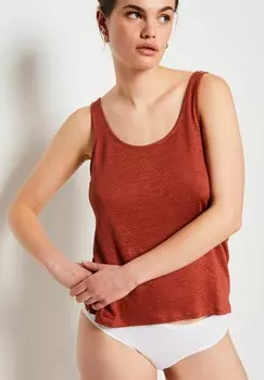 Пижамная футболка JOSIE Etam, коричневый