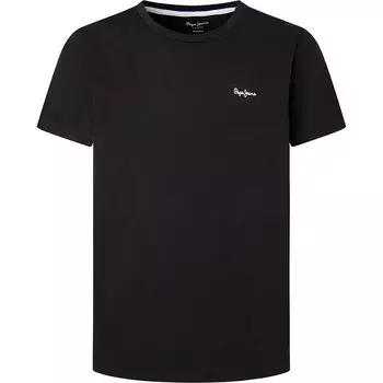 Пижамная футболка Pepe Jeans Solid Tshirt, черный