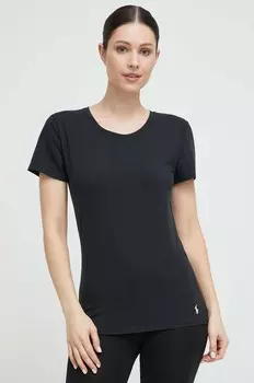 Пижамная футболка Polo Ralph Lauren, черный