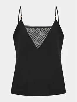 Пижамная футболка стандартного кроя Chantelle, черный