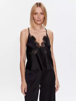 Пижамная футболка стандартного кроя Hunkemller, черный