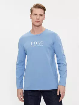 Пижамная футболка стандартного кроя Polo Ralph Lauren, синий