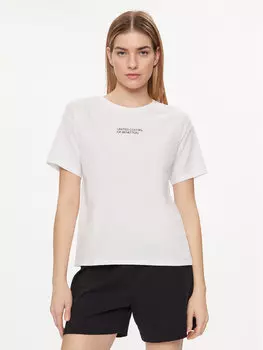 Пижамная футболка стандартного кроя United Colors Of Benetton, белый