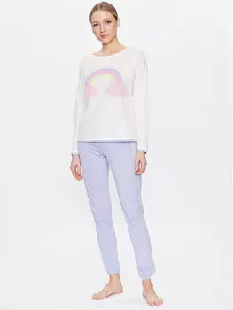Пижамная футболка стандартного кроя United Colors Of Benetton, белый