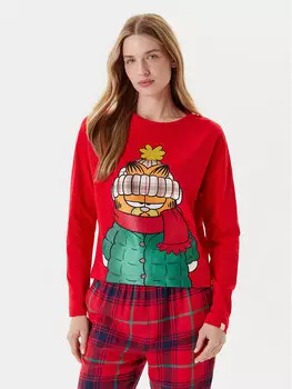 Пижамная футболка стандартный крой 3DKE3M06L United Colors Of Benetton, красный