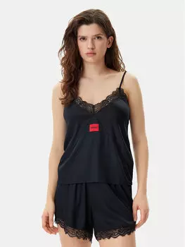 Пижамная футболка стандартный крой Red Label 50531653 Hugo, черный