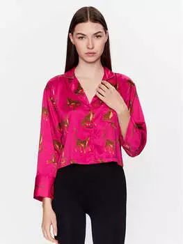 Пижамная футболка свободного кроя Hunkemller, розовый