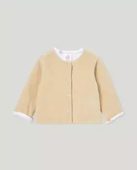 Пижамная куртка для мальчика Cotton Juice, коричневый