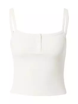 Пижамная рубашка Abercrombie & Fitch, белый