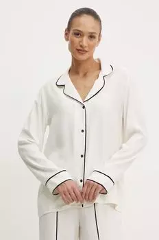 Пижамная рубашка Boss, бежевый