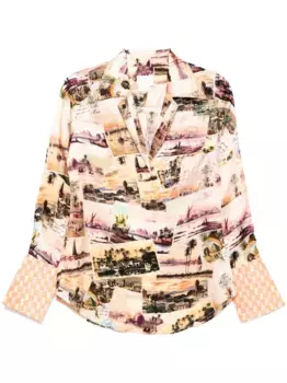 Пижамная рубашка Camilla, фиолетовый