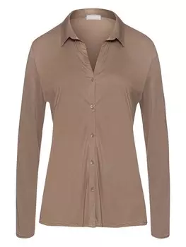 Пижамная рубашка Hanro Grand Central, серо-коричневый