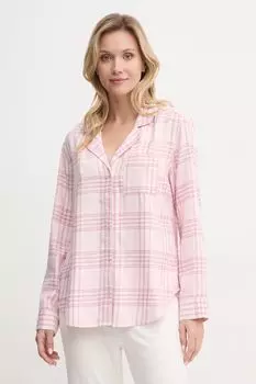 Пижамная рубашка Hollister Co., розовый