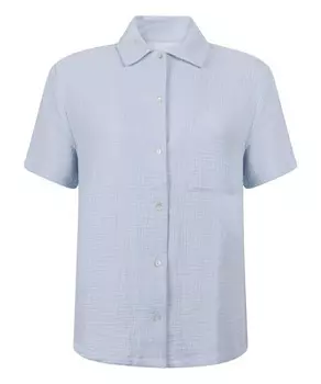 Пижамная рубашка Hunkemller, светло-синий