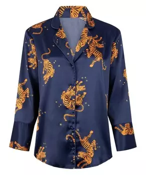 Пижамная рубашка Hunkemller, темно-синий