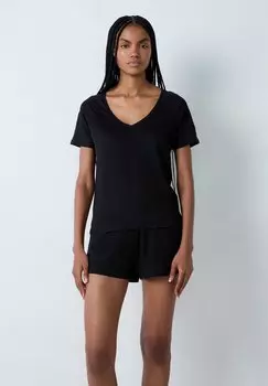 Пижамная рубашка JOSIE Etam, черный