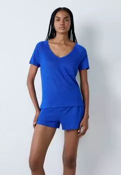 Пижамная рубашка JOSIE Etam, светло-серый