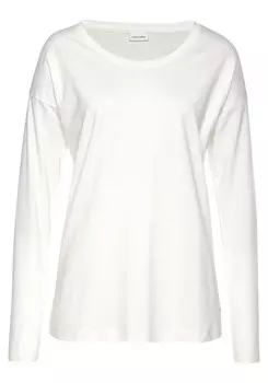 Пижамная рубашка LASCANA, экрю