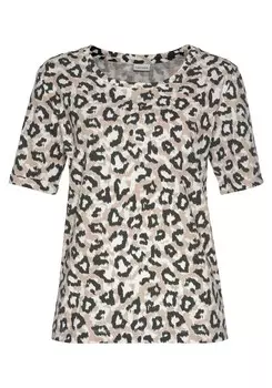 Пижамная рубашка LASCANA, разноцветный