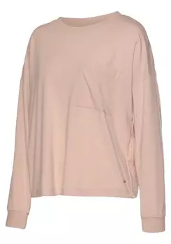 Пижамная рубашка LASCANA, розовый