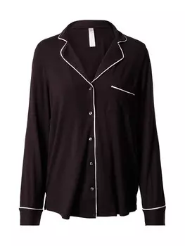 Пижамная рубашка Lindex, черный