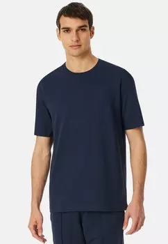 Пижамная рубашка MIX RELAX Schiesser, темно-синий