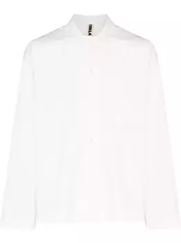 Пижамная рубашка на пуговицах TEKLA, белый