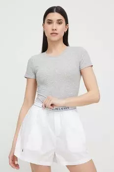 Пижамная рубашка Polo Ralph Lauren, серый