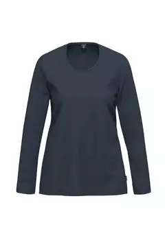 Пижамная рубашка с длинным рукавом Mix & Match - натуральный хлопок AMMANN, цвет Nightblue