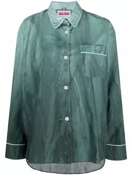 Пижамная рубашка с кантом F.R.S For Restless Sleepers, зеленый