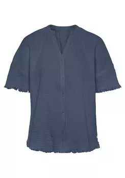 Пижамная рубашка S.Oliver, темно-синий