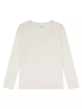 Пижамная рубашка SCHIESSER Mix & Relax, белый