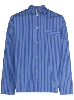 Пижамная рубашка в полоску TEKLA, синий