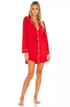 Пижамная рубашка жизель Eberjey, красный