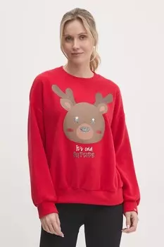 Пижамная толстовка United Colors Of Benetton, красный