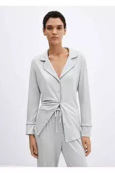 ПИЖАМНАЯ РУБАШКА -- Mango, серый