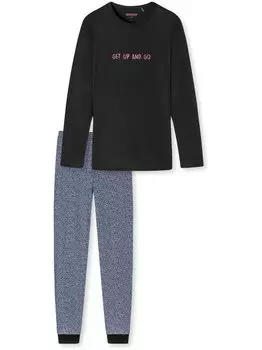 Пижамное ночное белье Schiesser, черный