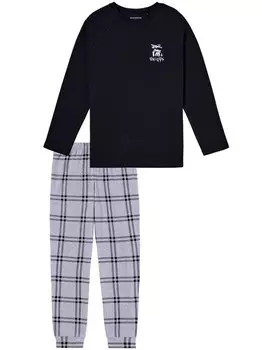 Пижамное ночное белье Schiesser, черный