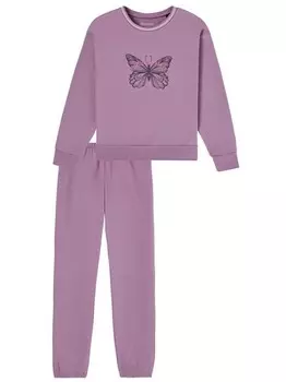 Пижамное ночное белье Schiesser, фиолетовый